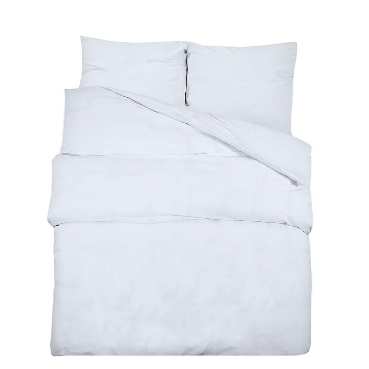 VIDAXL Ensemble de housse de couette Blanc 240x220 cm Coton