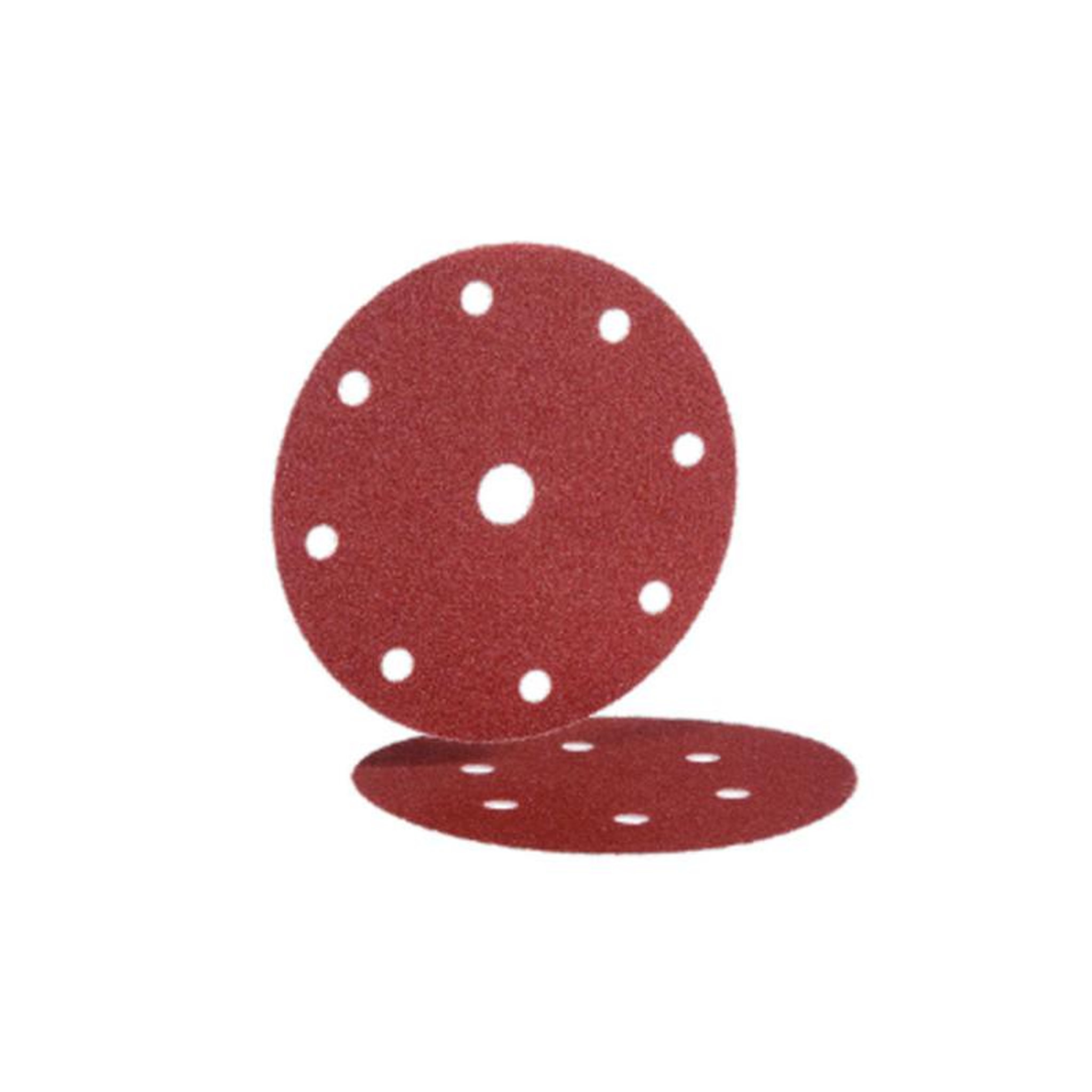 Voir la diapositive 1 : Hermes Disque papier Velcro BW115 de 150mm avec 6 trous grain 60 dans boîte de 50 HERMES 6381105