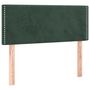 Voir la diapositive 4 : VIDAXL Tete de lit a LED Vert fonce 80x5x78/88 cm Velours