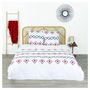 Voir la diapositive 3 : COTE DECO  Parure housse de couette en microfibre ZEST