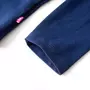 VIDAXL T-shirt enfants a manches longues bleu marine 116