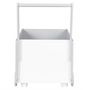 Voir la diapositive 4 : Paris Prix Chariot de Rangement Enfant  Jouets  47cm Blanc