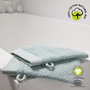 Voir la diapositive 2 : Today Lot de 2 gants de toilette - 100% coton BIO