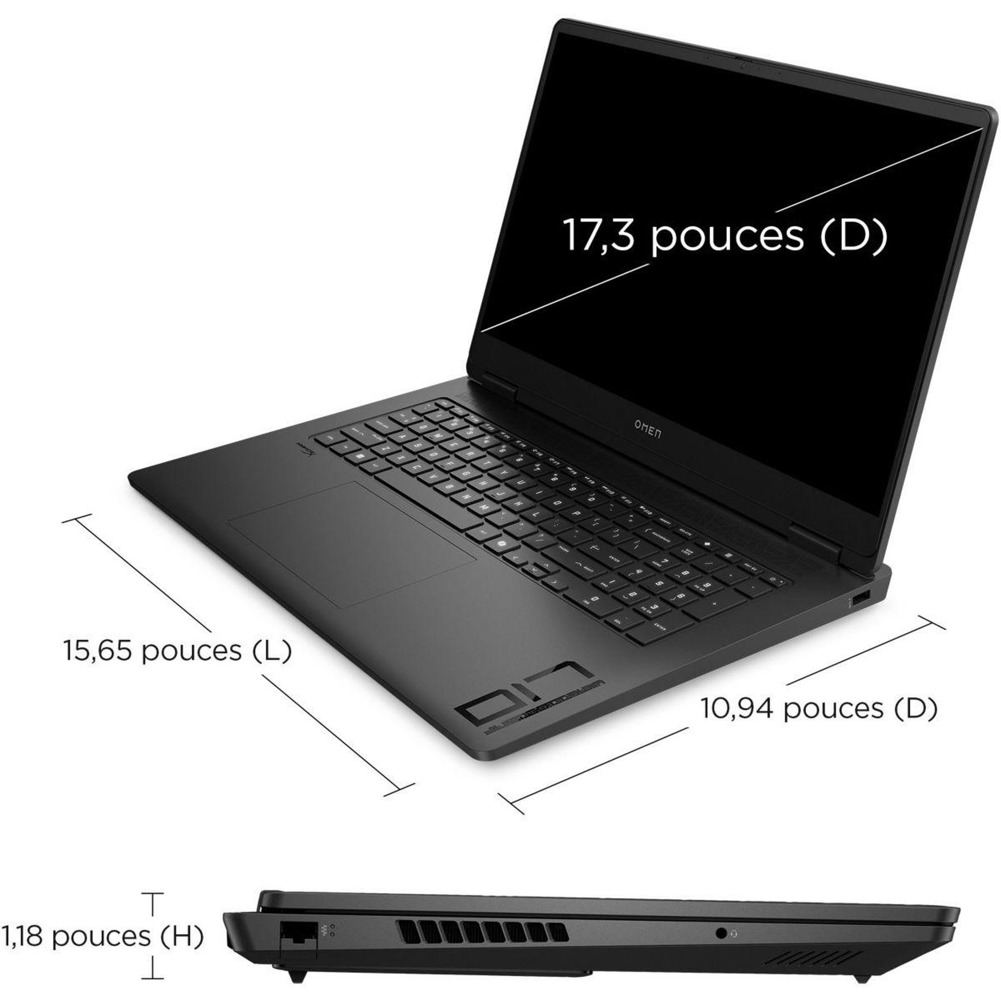 Voir la diapositive 4 : HP PC Gamer Omen 17-db0114nf