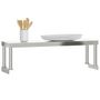 Voir la diapositive 4 : VIDAXL Etagere de table de travail 110x30x35 cm inox
