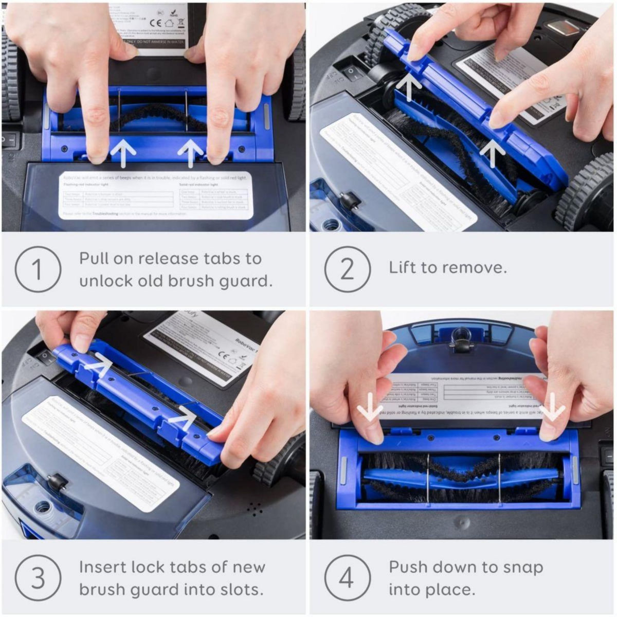 EUFY Brosse Enclosure brosse - RoboVac 15C/35C