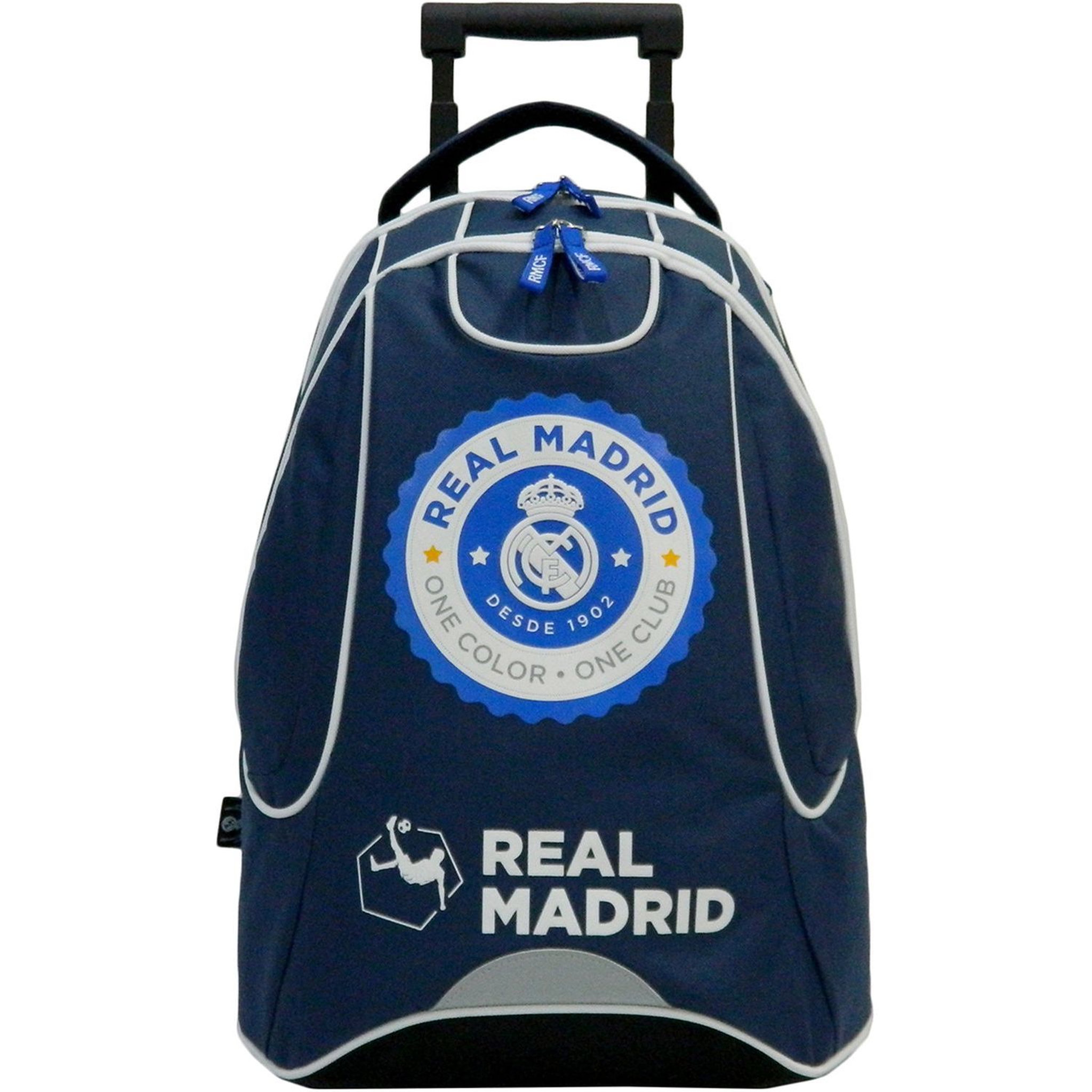 Voir la diapositive 1 : Real Madrid Sac à dos à roulettes bleu FC REAL MADRID