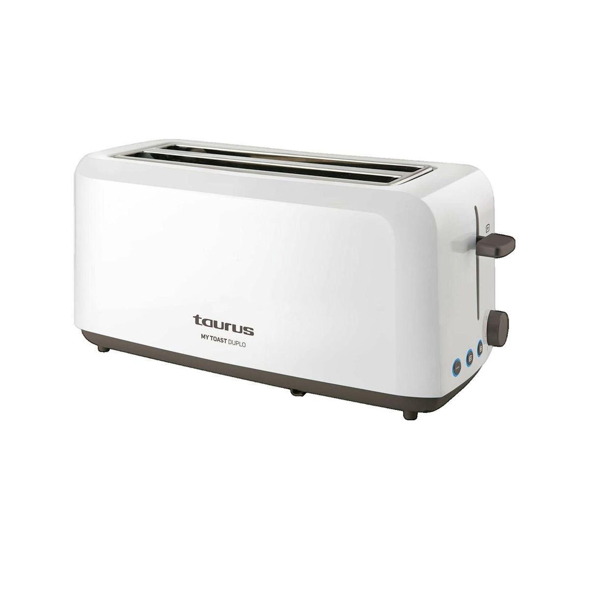 Taurus Grille-pain Taurus MyToast Duplo Cool avec deux fentes extra longues et larges