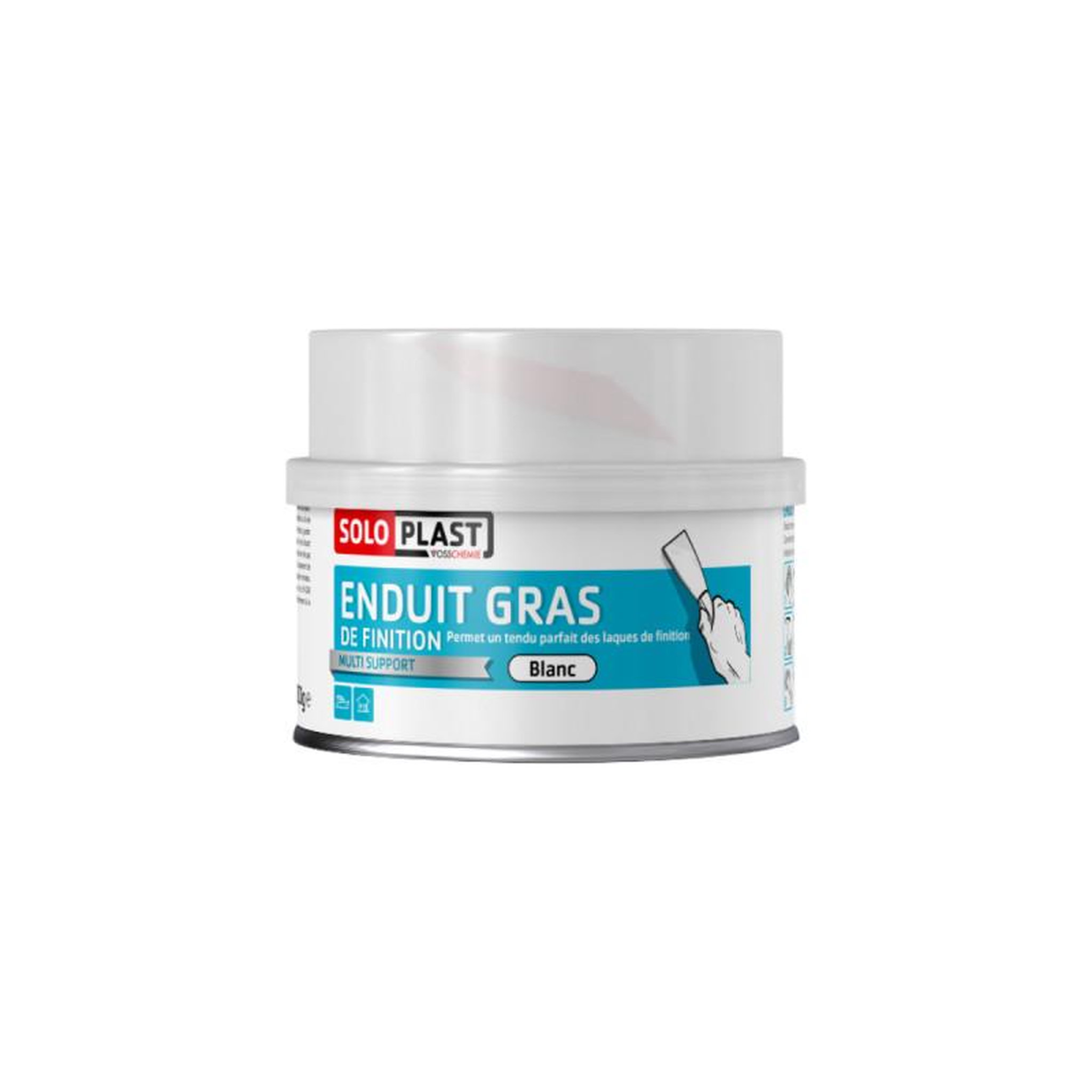 Soloplast Enduit gras de finition SOLOPLAST blanc - 800g