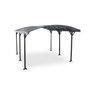 Voir la diapositive 3 : CONCEPT USINE Carport en aluminium 4,3 x 3 m AVERA