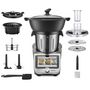 Voir la diapositive 3 : Robby Robot cuiseur multifonctions connecté avec bol xl, balance intégrée et grand écran tactile +750 recettes - robicook xl