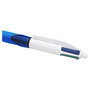 Voir la diapositive 4 : BIC Stylo bille 4 couleurs rétractable pointe moyenne GRIP bleu