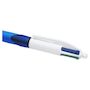 Voir la diapositive 4 : BIC Stylo bille 4 couleurs rétractable pointe moyenne GRIP bleu