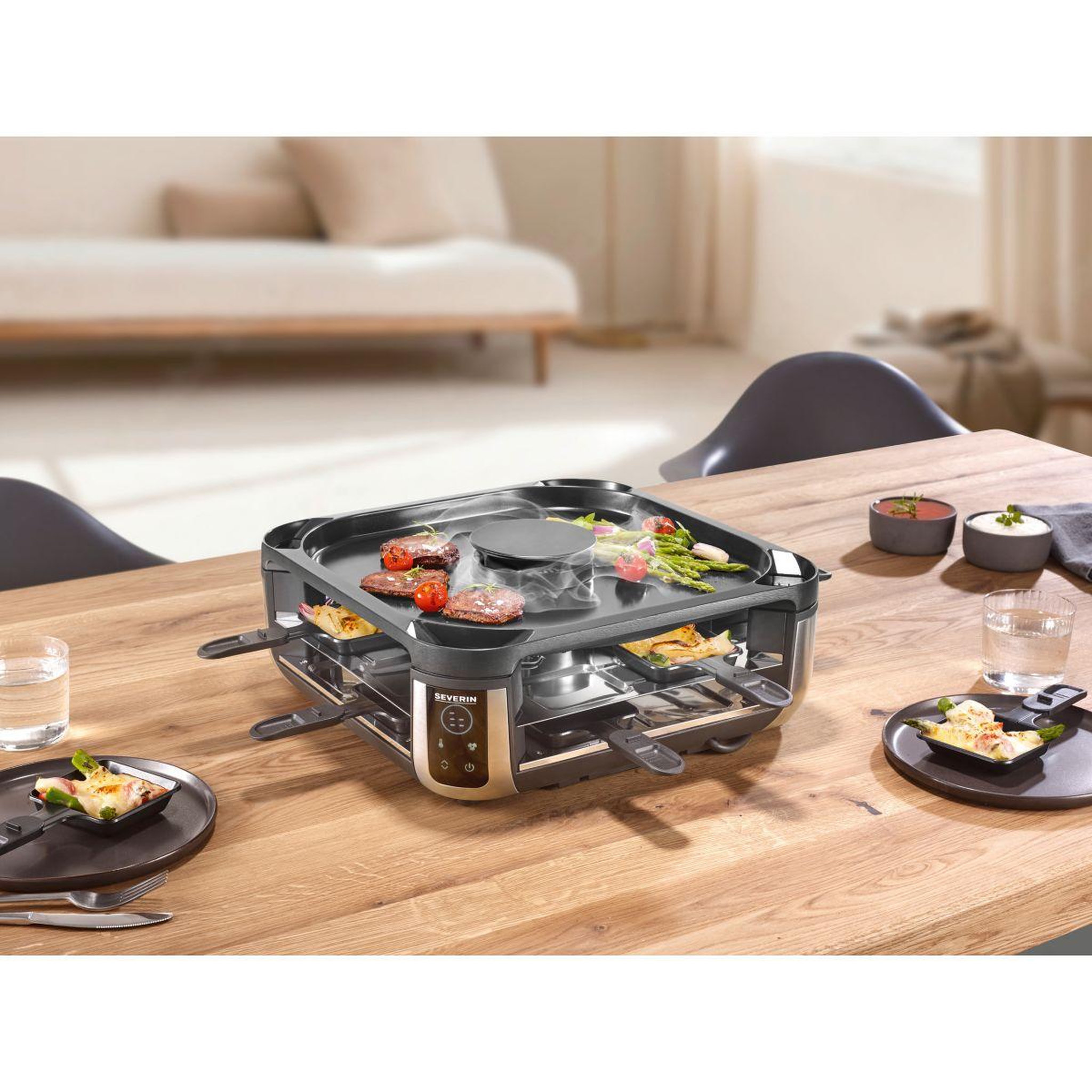 Voir la diapositive 3 : SEVERIN Raclette grill RG 2379