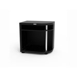 Le marquier Meuble cuisine extérieure arrondi droite, 80 x 55 cm noir - Le Marquier