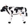 Voir la diapositive 2 : VIDAXL Jouet en peluche Vache Noir et blanc XXL