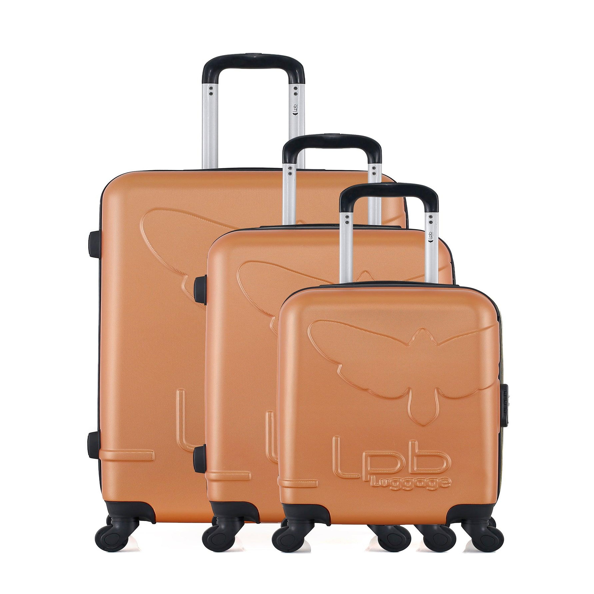 LES P'TITES BOMBES LPB Lpb luggage - set de 3 valises norine-a 70 cm 4 roues