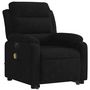 Voir la diapositive 4 : VIDAXL Fauteuil inclinable de massage electrique noir velours