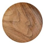 SECRET DE GOURMET Lot de 6 Assiettes à Dessert  Mood  20cm Naturel