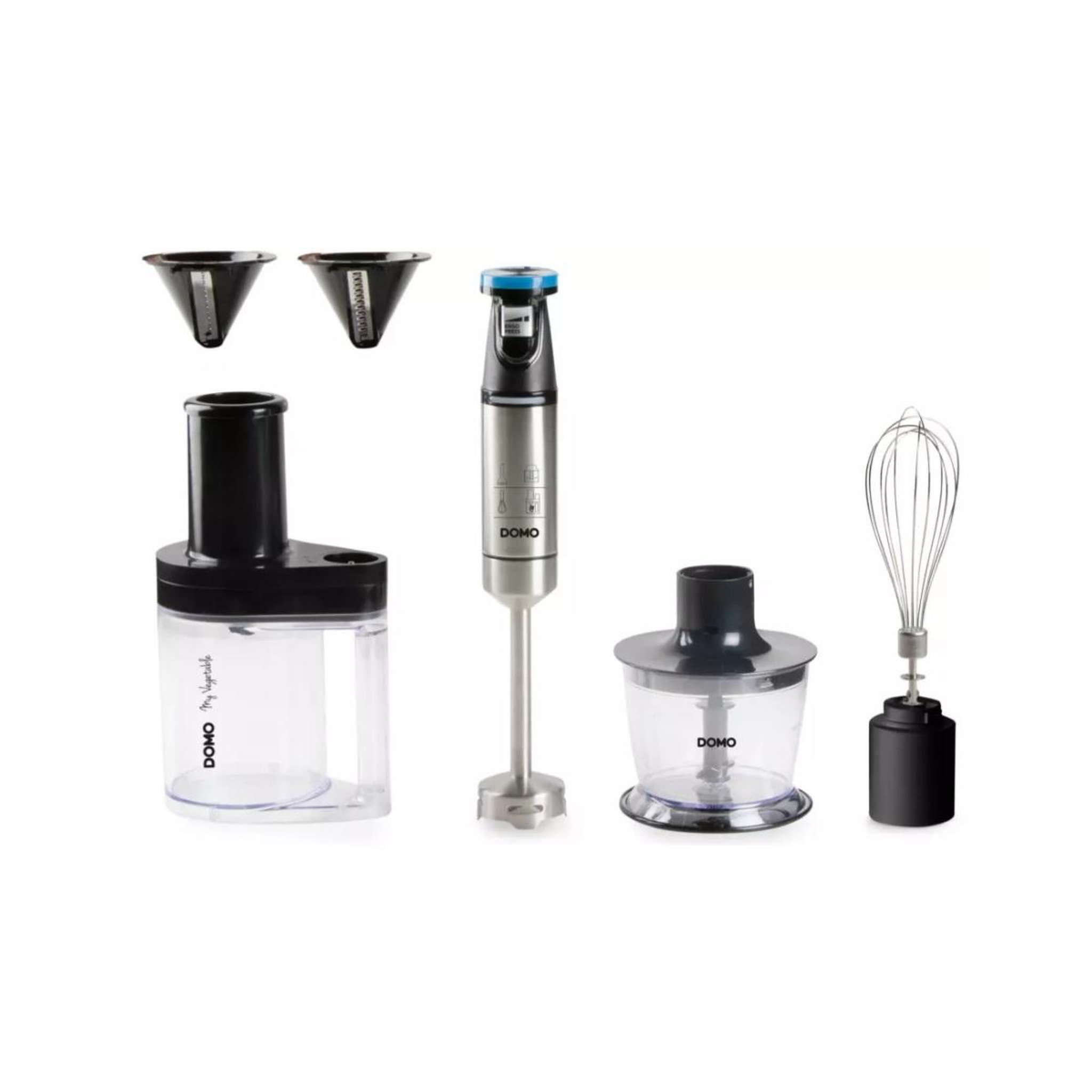 Domo Mixeur plongeant multifonction 800w inox - do9254m