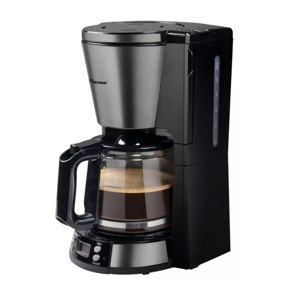 Bestron Cafetière filtre 8 à 10 tasses 1000w - ACM800TG