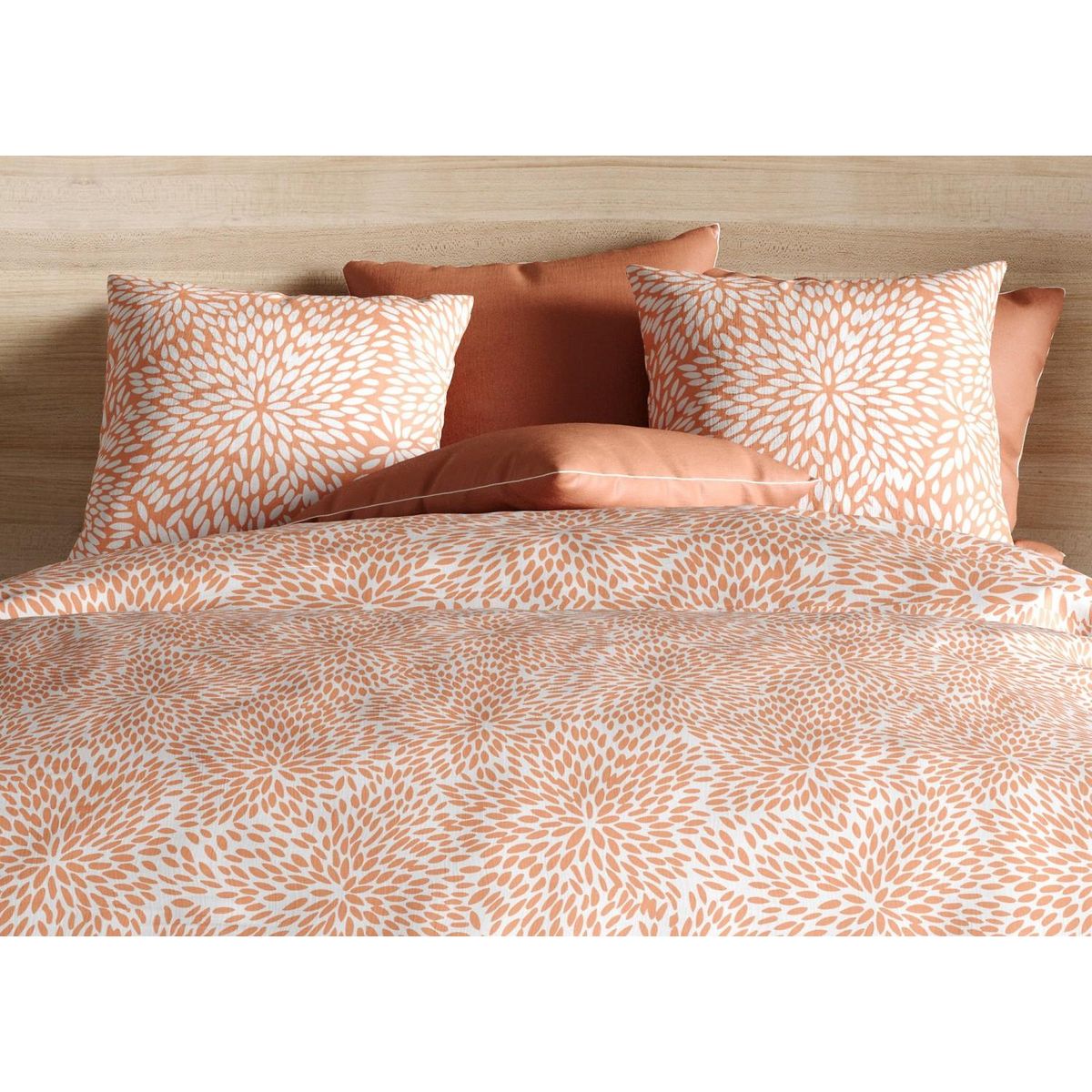 Les Ateliers du Linge Parure housse de couette 100%polyester 60gsm, lantana