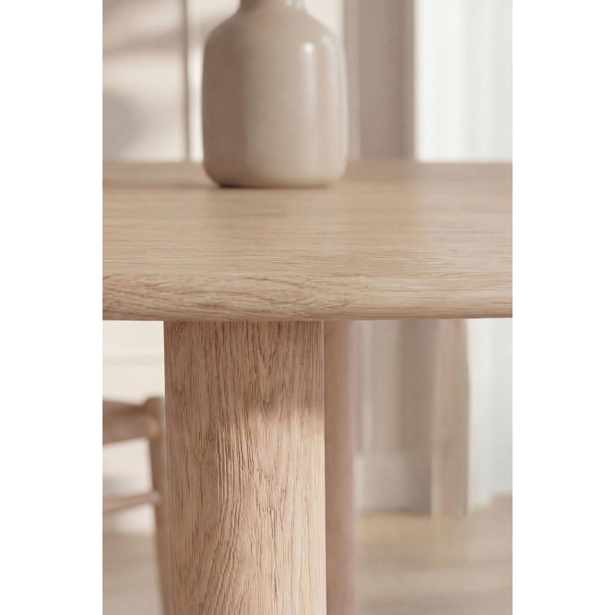 Voir la diapositive 6 : Paris Prix Table à manger ovale  hilo  130cm naturel