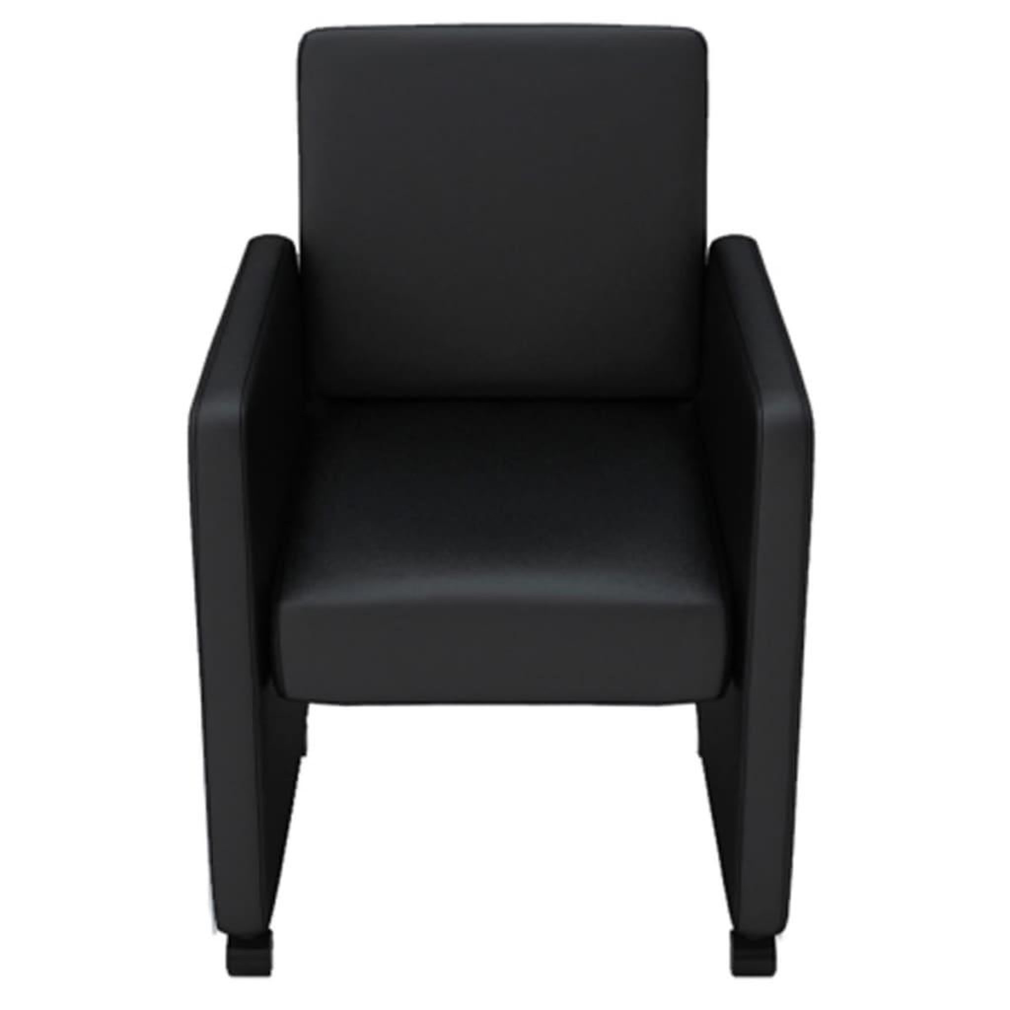 Voir la diapositive 2 : VIDAXL Chaises a manger lot de 4 noir similicuir
