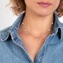 Voir la diapositive 2 : SC CRYSTAL Collier SC Crystal orné de Zirconium