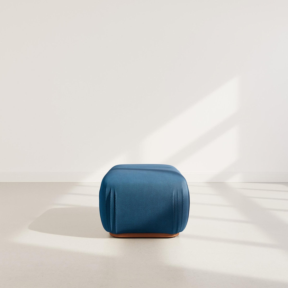 LISA DESIGN Penelope - pouf en velours texturé