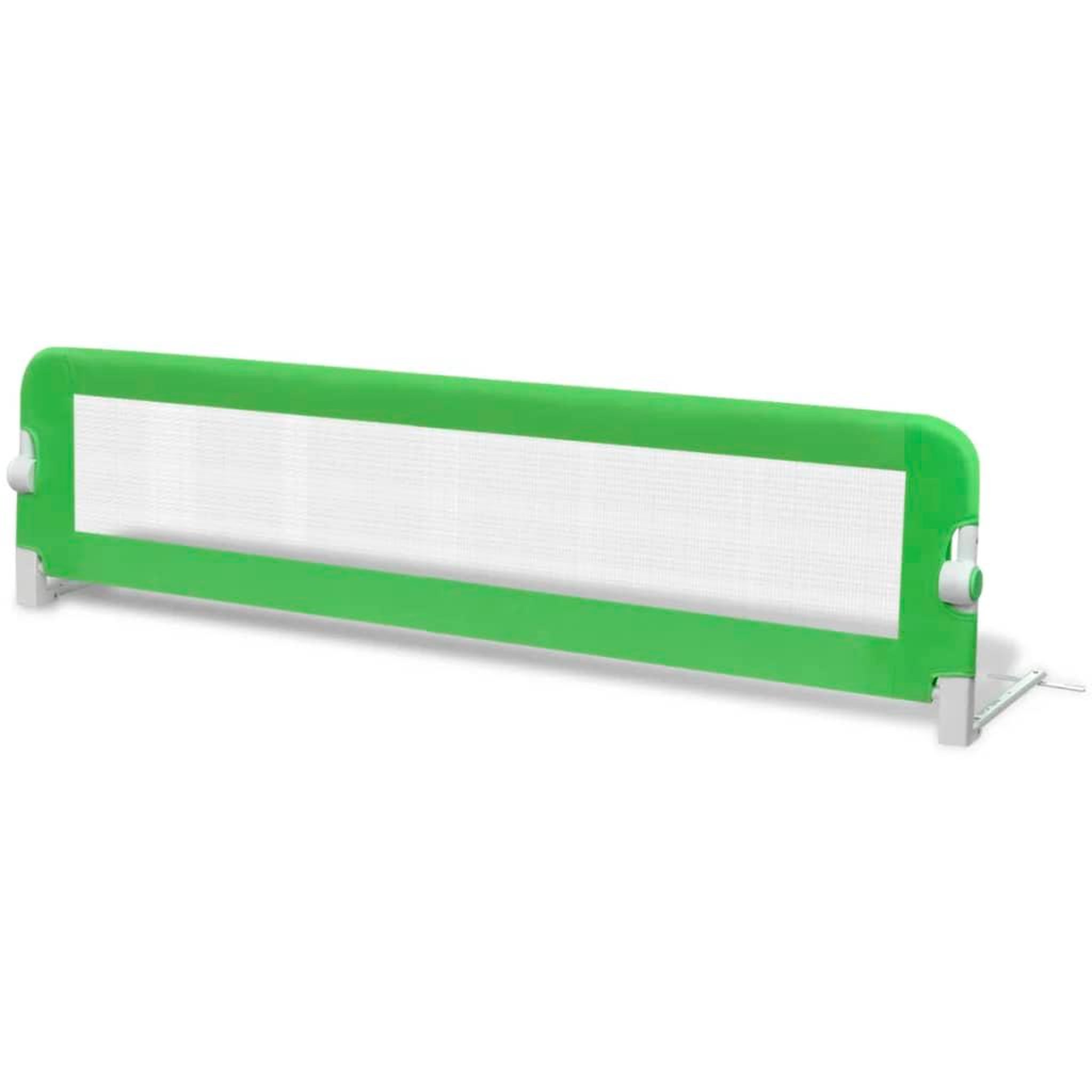 Voir la diapositive 2 : VIDAXL Barriere de lit pour enfants 150x42 cm Vert