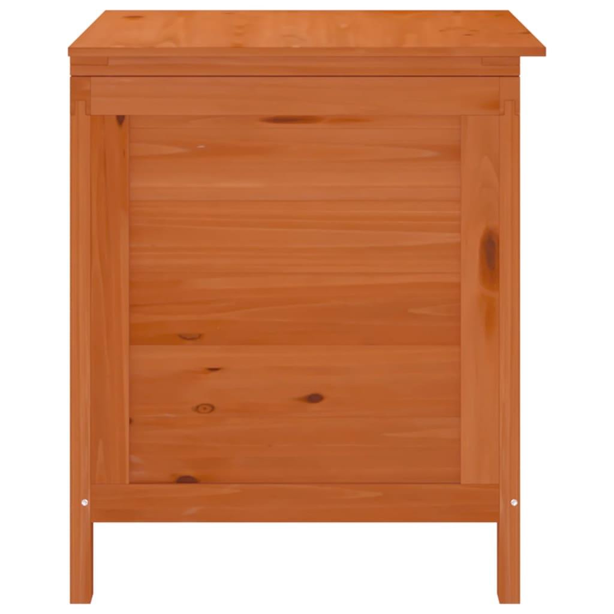 Voir la diapositive 5 : VIDAXL Boîte de rangement jardin marron 50x49x56,5cm bois massif sapin