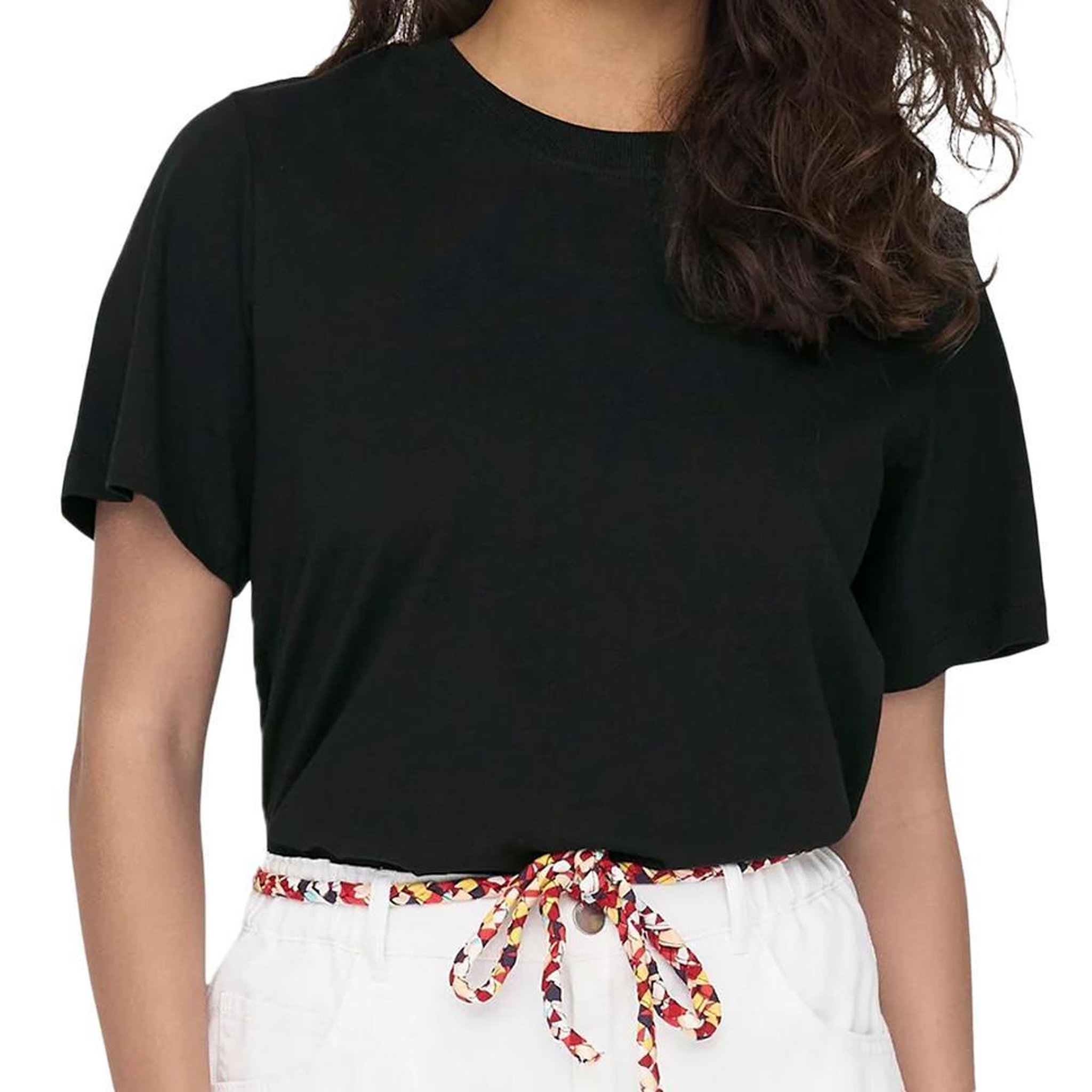 JACQUELINE DE YONG T-shirt Noir Femme JDY Pisa. Coloris disponibles : Noir