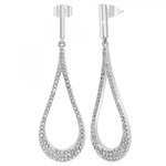 SC CRYSTAL Boucles d'oreilles SC Crystal ornées de Zirconium