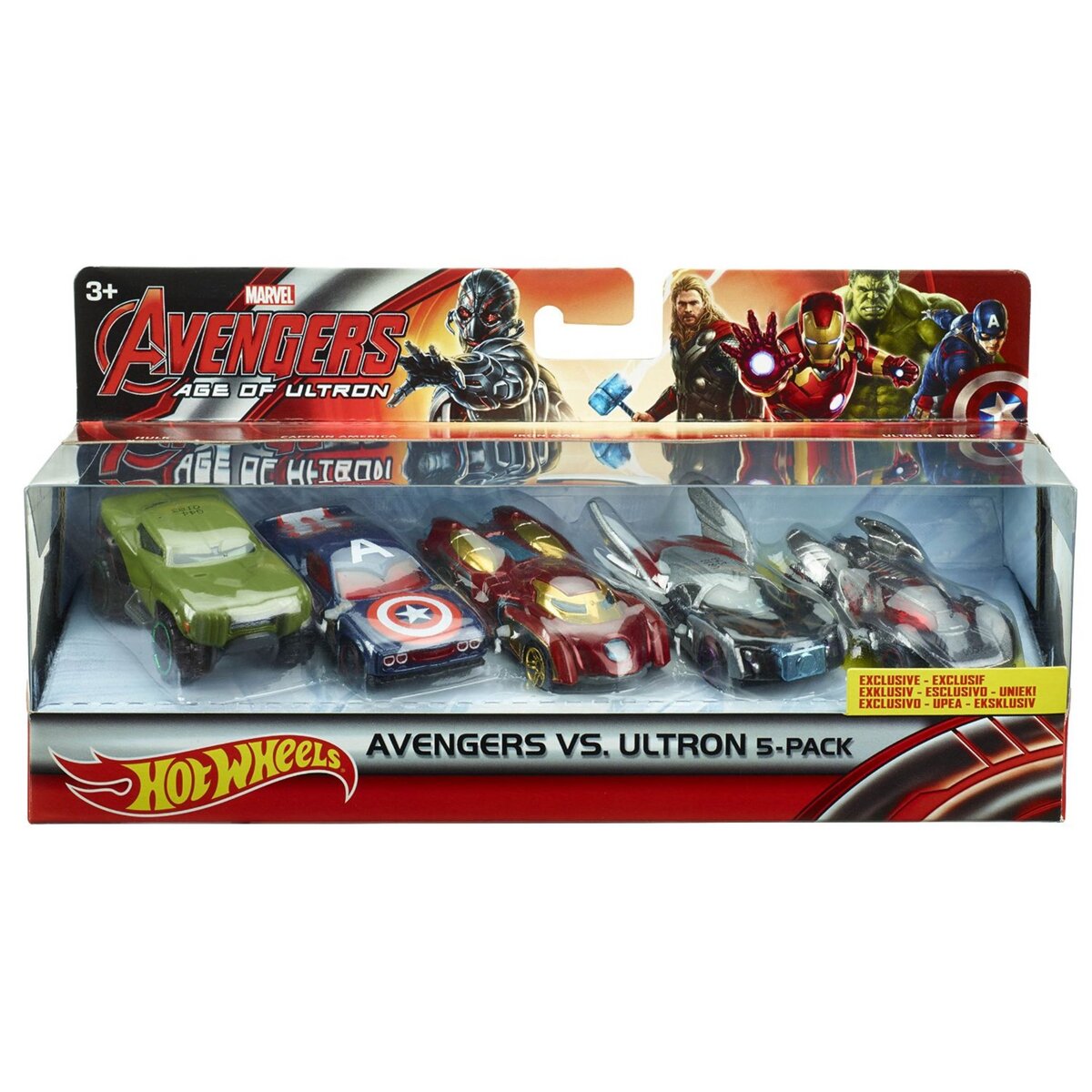 MATTEL Pack de 5 véhicules Avengers