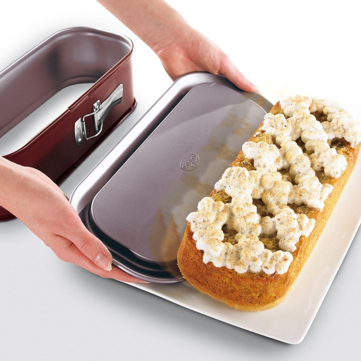 DR.OETKER Lot de 2 moules à cakes à charnière 30 cm Dr. Oetker Back-Liebe Bicolor