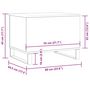 Voir la diapositive 6 : VIDAXL Table basse vieux bois 60x44,5x45 cm bois d'ingenierie