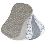 Monsieur Bébé Lot de 5 bavoirs bébé pour épaule 100% coton