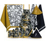 Voir la diapositive 3 : Les Ateliers du Linge Lot de 2 torchons 100% coton liana