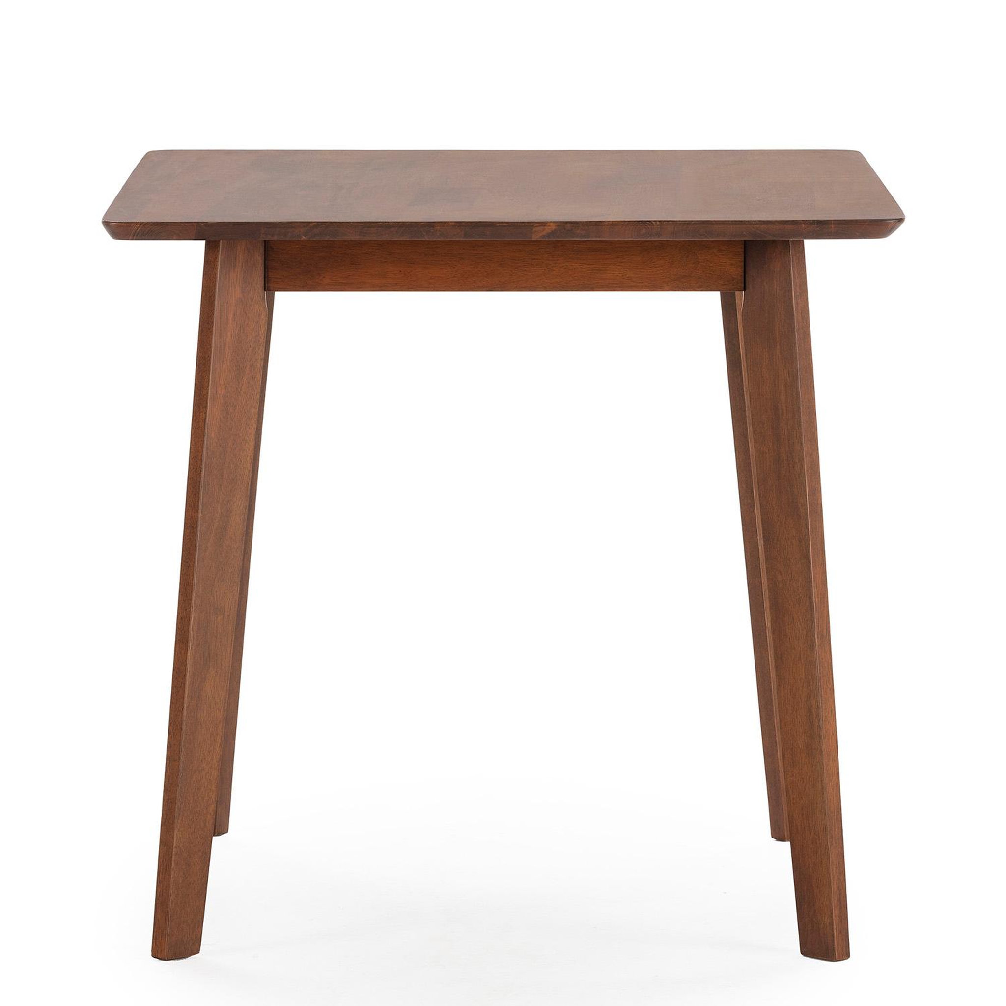 Voir la diapositive 3 : VS VENTA-STOCK Table à manger Pomago 80x80 cm Couleur Noyer