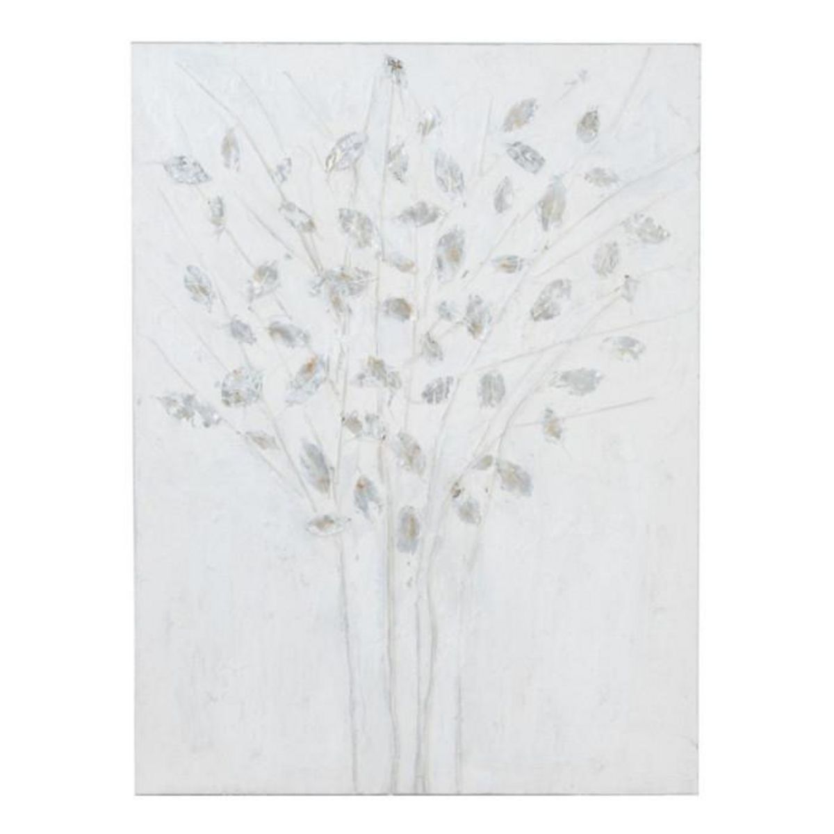 Paris Prix Tableau Déco  Branches  90x120cm Blanc