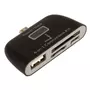 URBAN FACTORY Accessoire tablette tactile Kit de connexion 4 en 1 Port USB et Lecteur de Carte Memoire