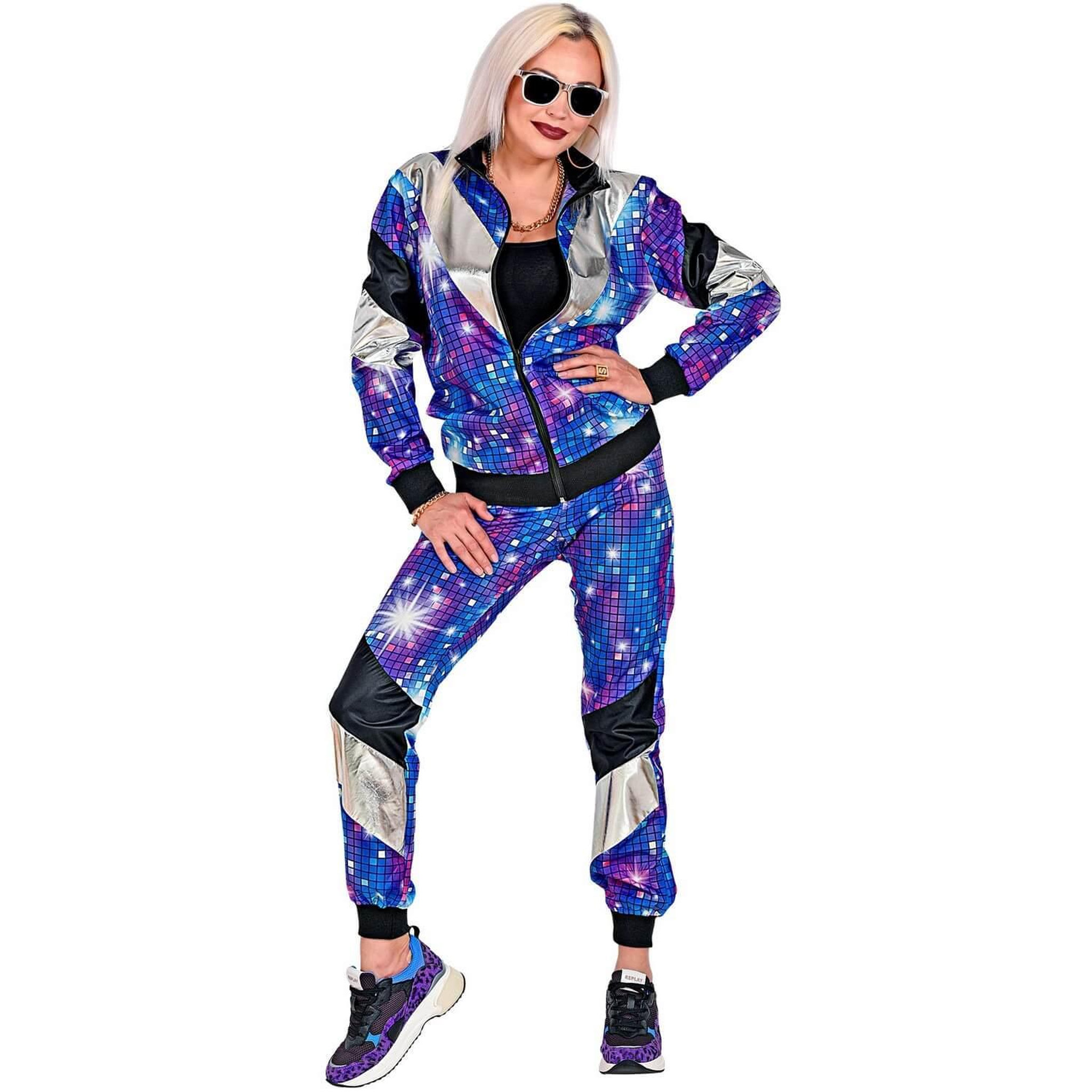 Voir la diapositive 3 : WIDMANN Costume disco années 80 -adulte - XXL