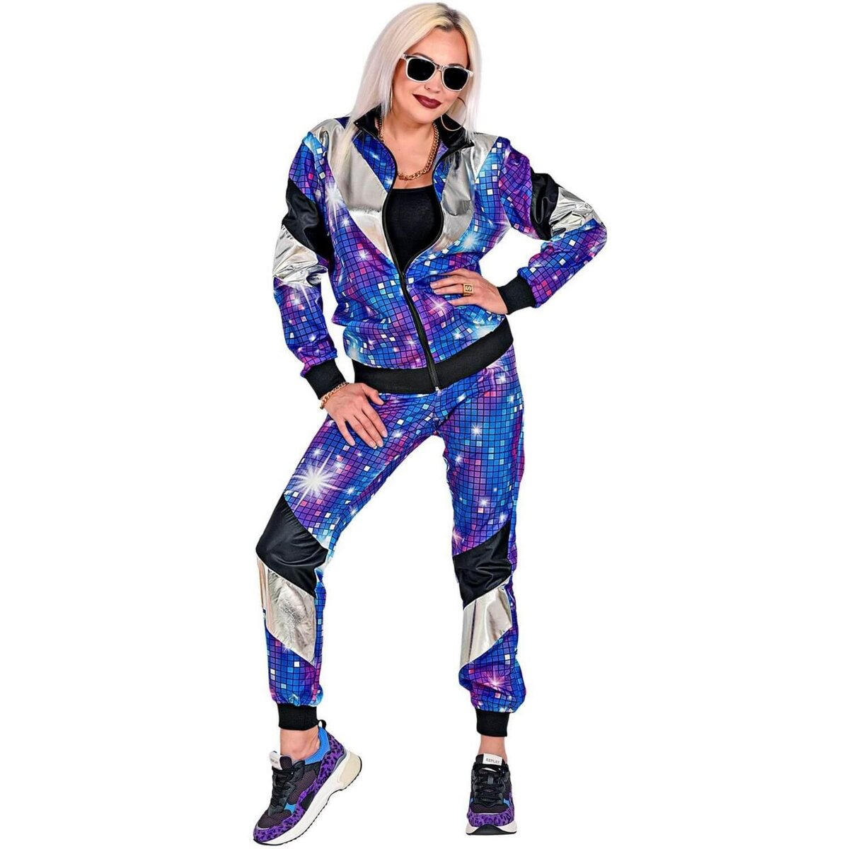 WIDMANN Costume disco années 80 -adulte - XXL