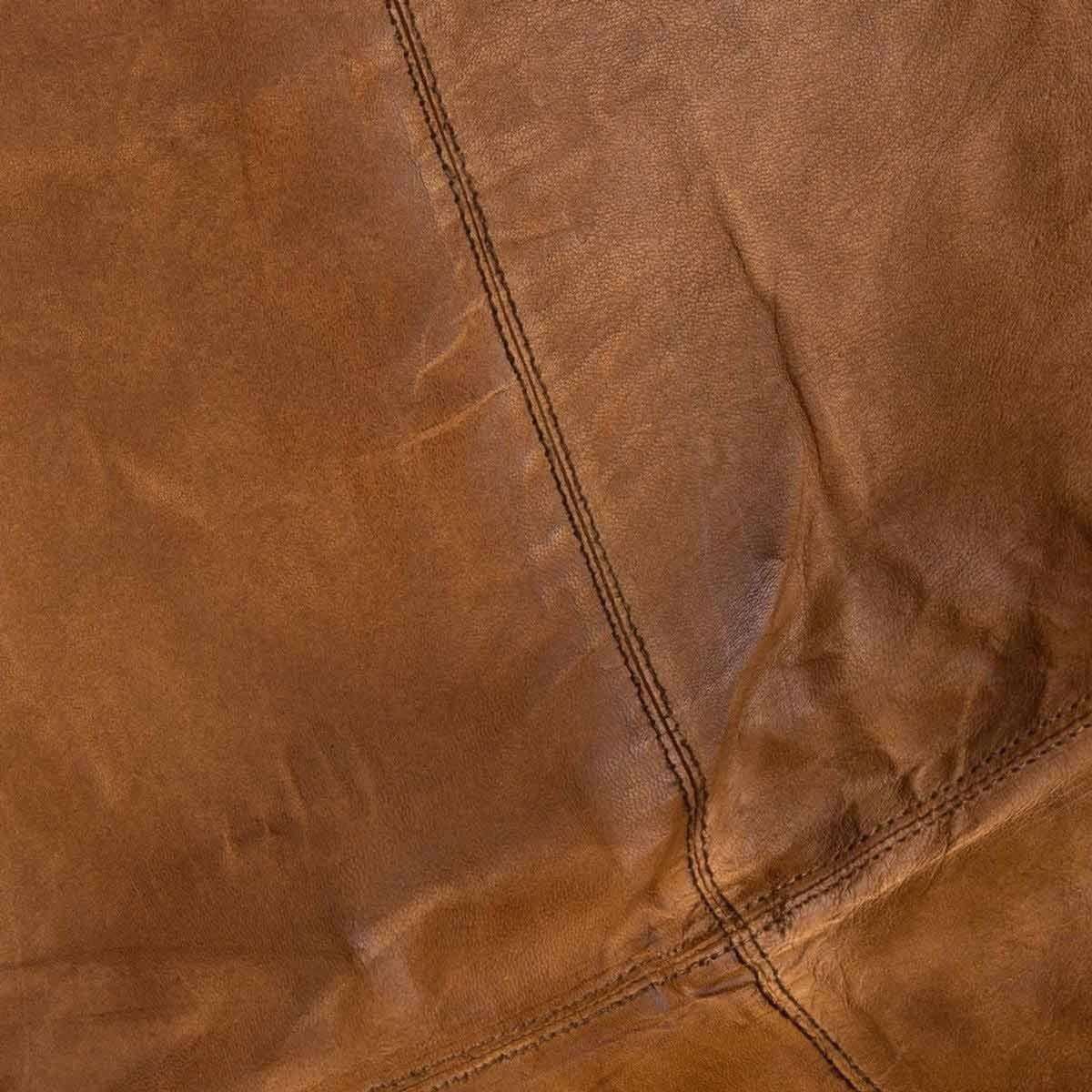ATMOSPHERA Housse de Chaise en Cuir  Dario  92cm Cognac