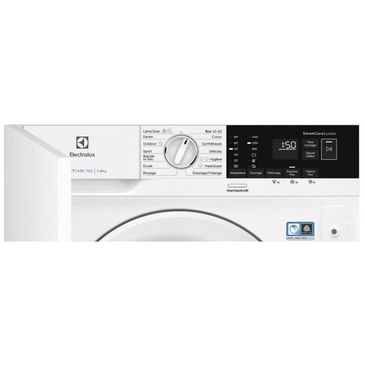 ELECTROLUX Lave-linge intégrable 8kg 1400 tours/min - EW7F1482BI