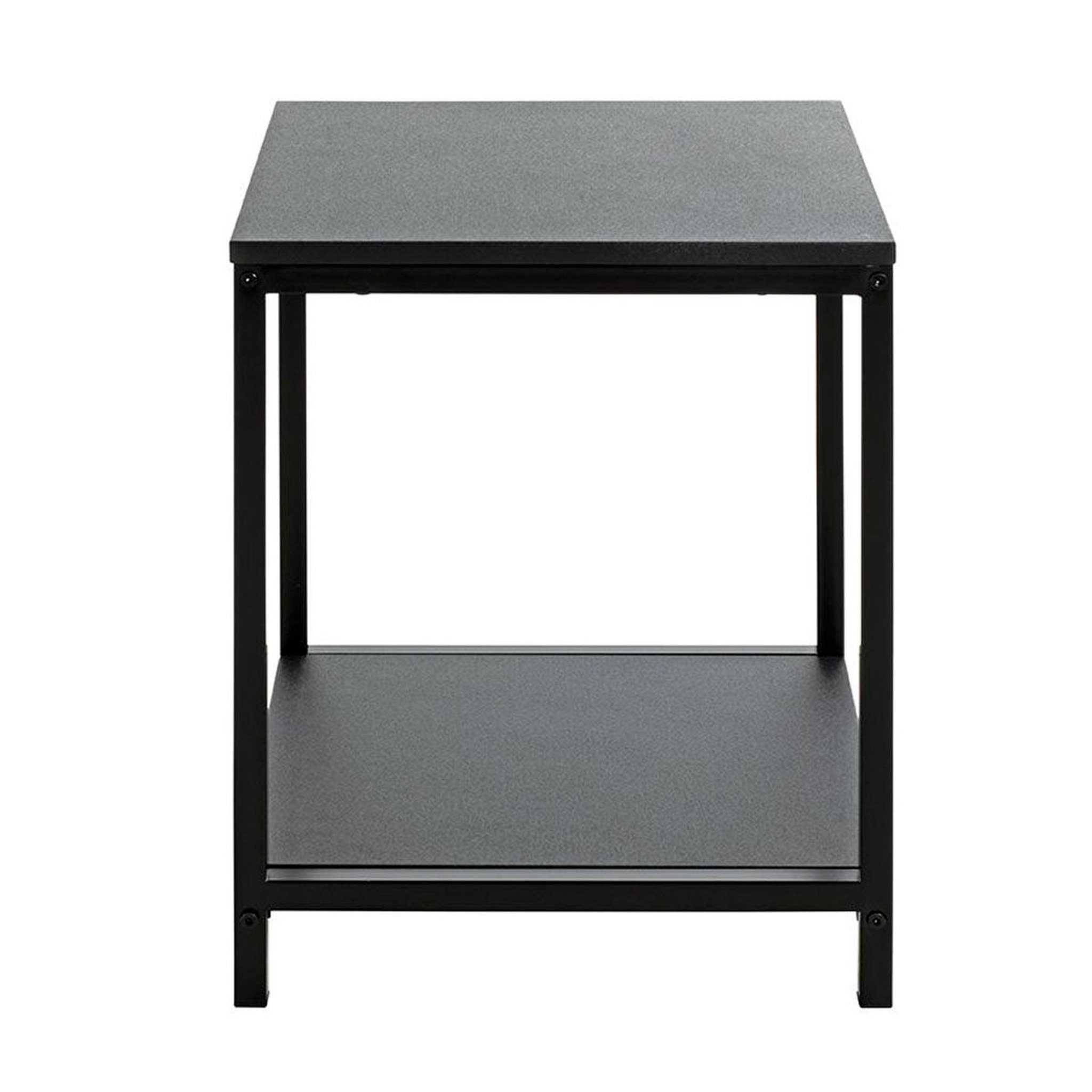 Voir la diapositive 2 : Paris Prix Table d'appoint carrée  longo  50cm noir