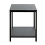 Voir la diapositive 2 : Paris Prix Table d'Appoint Carrée  Longo  50cm Noir