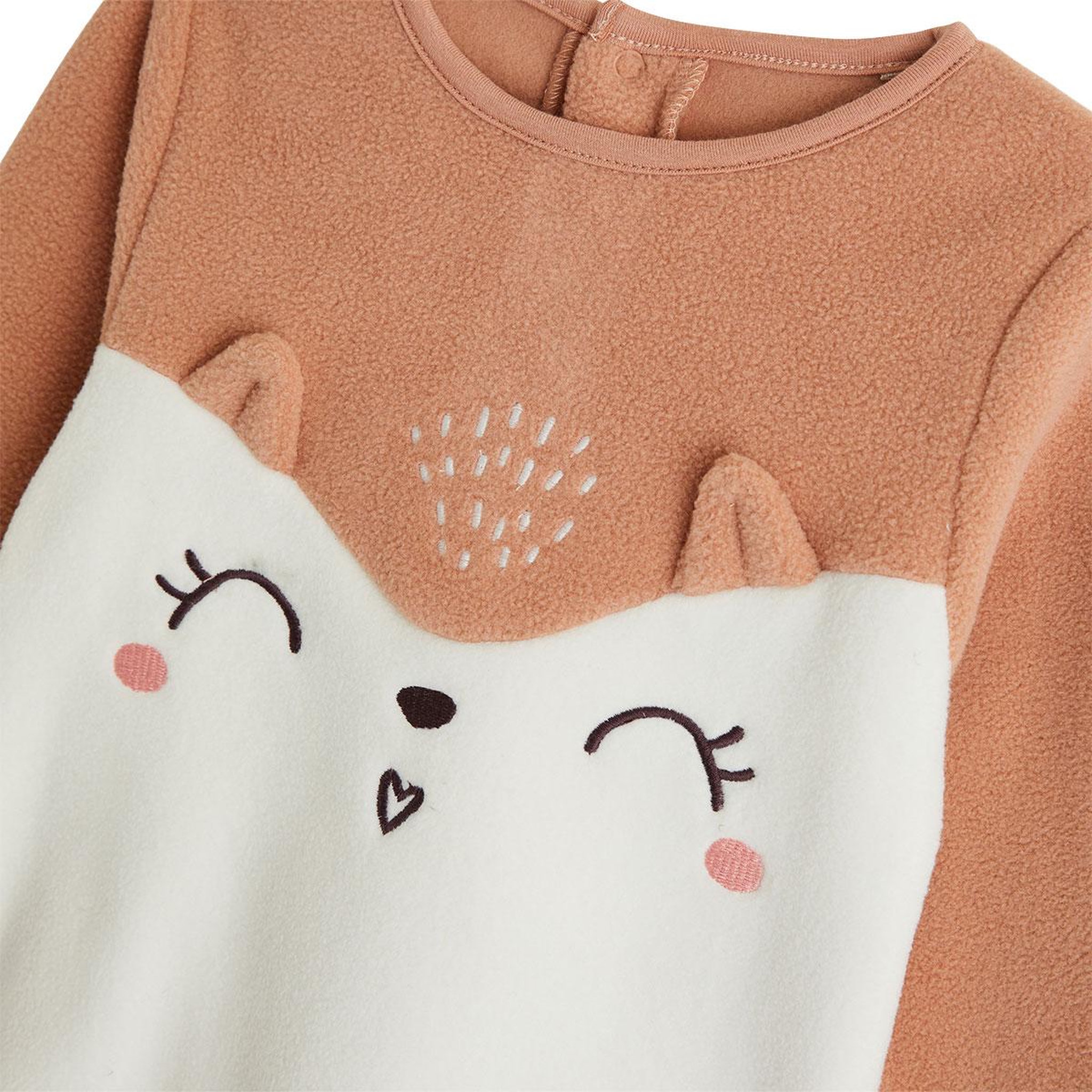 Voir la diapositive 3 : PETIT BEGUIN Pyjama enfant 2 pièces en polaire aimée