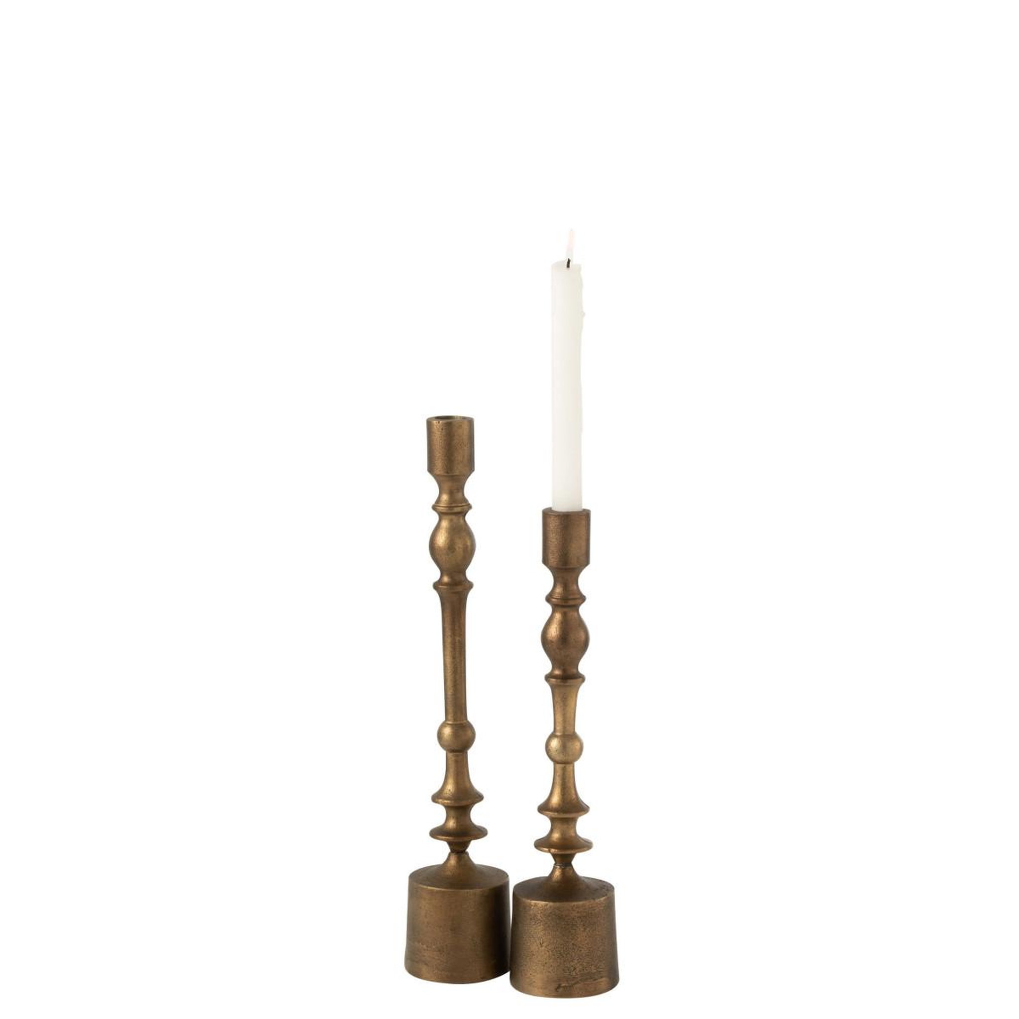 Voir la diapositive 4 : J-LINE Chandelier vintage  neuh  35cm bronze